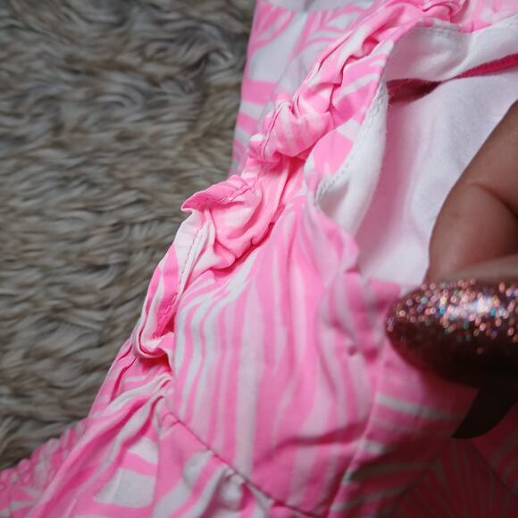 Lily Pulitzer Annabelle Toddler Dress Take It From Your Mumsy Pink 12-18 Months - Picture 8 of 9